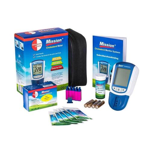 Acon Mission® Cholesterolmeter startset met 5 teststrips, Diversen, Verpleegmiddelen, Nieuw, Verzenden