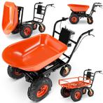 Elektrische kruiwagen - 2 in 1 - 120L - tot 300 kg - oranje, Tuin en Terras, Ophalen of Verzenden, Nieuw
