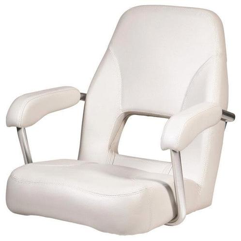 Bieden: Vetus Master white marine fixed pilot seat - CHFASW, Huis en Inrichting, Woonaccessoires | Kussens, Nieuw, Ophalen of Verzenden