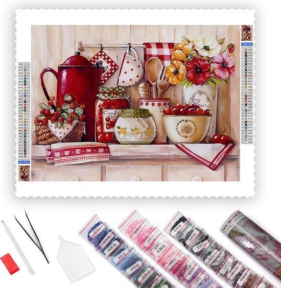 2dekans | Vivora Diamond Paint Tekening - 5D - 10x10x5 cm, Boeken, Hobby en Vrije tijd, Zo goed als nieuw, Ophalen of Verzenden