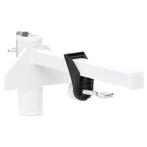 vidaXL Parasolklem voor balkon 38 mm staal wit, Tuin en Terras, Verzenden, Nieuw