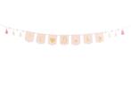Roze Geboorte Banner Oh Baby Met Tassels (2,5m), Ophalen of Verzenden, Nieuw
