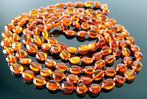 Amber Natuurlijk Baltisch Amber Ketting - lengte 120 cm- 15