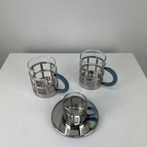 Alessi - Michael Graves - Beker (3) - MGMUG - Glas, Plastic,, Antiek en Kunst, Antiek | Meubels | Stoelen en Banken
