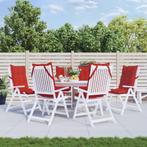Stoelkussen Set - Hoge Rug Rood | Tweedekansje | OP=OP!, Ophalen of Verzenden, Nieuw