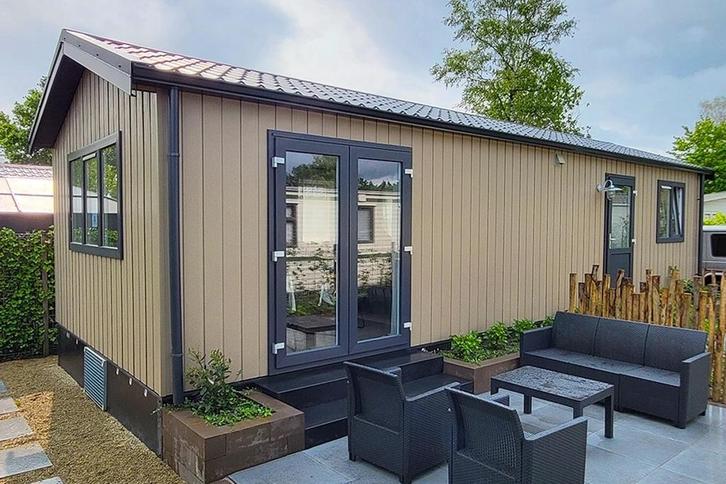 Nieuw recreatie chalet op vakantiepark Ackersate 11m x 3.95m, Caravans en Kamperen, Stacaravans, tot en met 4