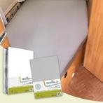 Textielpakket Frans bed - 1 hoeslaken en 1 molton - rechts -, Eenpersoons, Verzenden, Nieuw, Wit