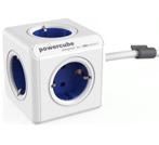 DesignNest PowerCube Extended 1,5 meter kabel wit/blauw, Ophalen of Verzenden, Nieuw in verpakking