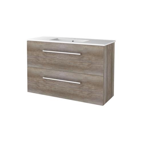Badmeubelset Aquasplash Salt 100x39cm Met Grepen, Doe-het-zelf en Verbouw, Sanitair, Ophalen of Verzenden