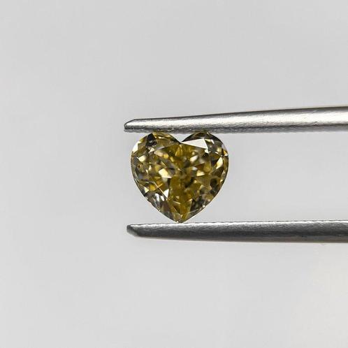 1 pcs Diamant  (Natuurlijk gekleurd)  - 1.13 ct - Hart -, Sieraden, Tassen en Uiterlijk, Edelstenen