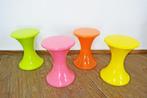 Kruk - Plastic - Vier vintage krukken