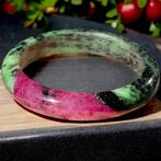 - Unieke handgesneden sieraden. - Robijn - Zoisiet massieve
