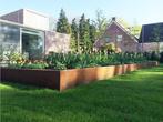 Adeqo cortenstaal plantenbak rechthoek 200 x 50 x 60 cm, 100 cm of meer, Verzenden, Nieuw, Metaal