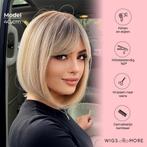 Blonde Pruik - Pruiken Dames Kort Haar - NIEUW -  40 cm, Ophalen of Verzenden, Nieuw, Pruik of Haarverlenging