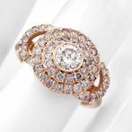 Ring - 14 karaat Roségoud - 0.94ct. tw. Roze Diamant, Sieraden, Tassen en Uiterlijk, Ringen, Nieuw