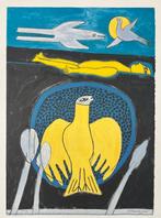 Corneille (1922-2010) - Hommage à lécrivain voyageur René, Antiek en Kunst