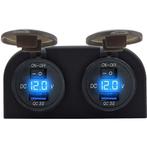 ProRide 12V USB Stopcontact met Schakelaar/Voltmeter -, Verzenden, Nieuw