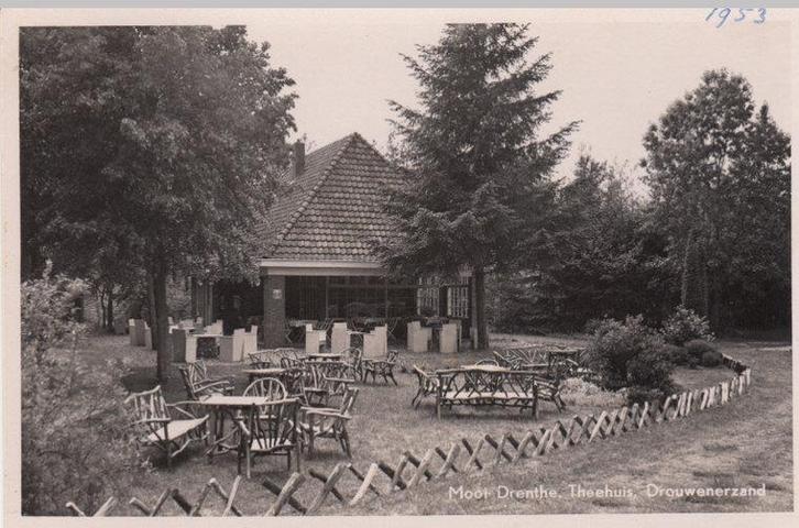 DROUWENERZAND - Mooi Drenthe Theehuis, Verzamelen, Ansichtkaarten | Nederland, Verzenden