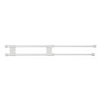 ProPlus Uitschuifbare vastzetstang - dubbel - 41-71 cm - wit, Caravans en Kamperen, Ophalen of Verzenden, Nieuw