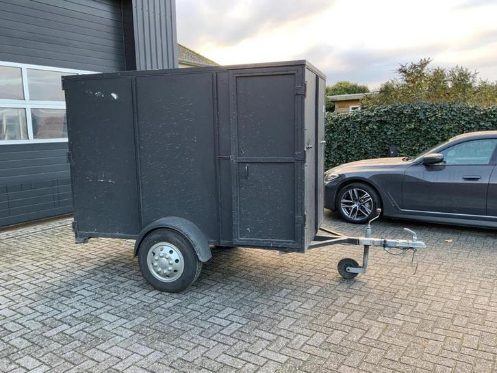 Online veiling: Enkelassige, Ongeremde Aanhangwagen, Auto diversen, Aanhangers en Bagagewagens, Gebruikt