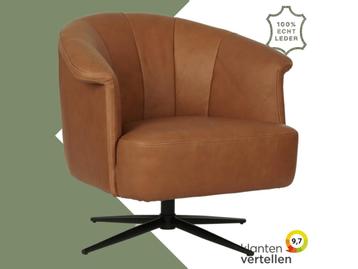 Leren draaifauteuil Embrace beschikbaar voor biedingen