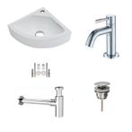 Sani Royal Solid Surface Fonteinset Corner met, Nieuw