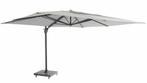 4 Seasons Outdoor Hacienda parasol 300 x 400 cm mid-grey,, Ophalen of Verzenden, Nieuw