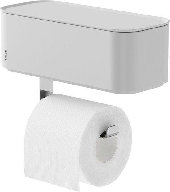 Tiger 2-Store - Toiletrolhouder - Wc rolhouder met, Huis en Inrichting, Badkamer | Badtextiel en Accessoires, Verzenden