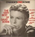 LP gebruikt - David Bowie - ChangesOneBowie (text cover), Cd's en Dvd's, Vinyl | Rock, Zo goed als nieuw, Verzenden
