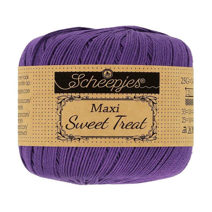 Scheepjes Maxi Sweet Treat - 521 deep violet - Gemercerise, Hobby en Vrije tijd, Breien en Haken, Ophalen of Verzenden