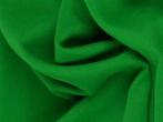 Chiffon stof - Groen - Per 15 of 50 meter, 200 cm of meer, Nieuw, Groen, Polyester