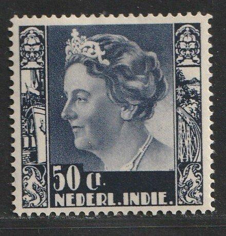Nederlands-Indië 1938/1939 - 50 cent Koningin Wilhelmina met, Postzegels en Munten, Postzegels | Nederland