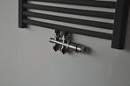 Riko Set thermostatisch onderblok, haaks-rechts, geborsteld, Ophalen of Verzenden, Nieuw, Radiator, Hoog rendement (Hr)
