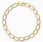 Ovale Schakelarmband 14k, Verzenden, Nieuw, Goud, Goud