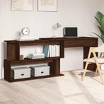 vidaXL Hoekbureau 200x50x76 cm bewerkt hout bruin eikenkleur, Verzenden, Nieuw