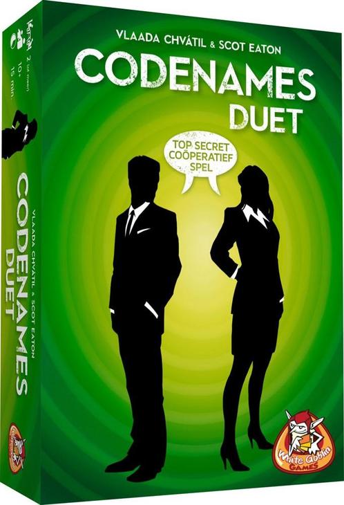 Codenames - Duet | White Goblin Games - Gezelschapsspellen, Hobby en Vrije tijd, Gezelschapsspellen | Bordspellen, Nieuw, Verzenden