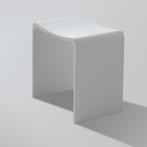 Badkamer Kruk Wiesbaden Solid Surface 40x30x42,5 cm Mat Wit, Nieuw, Overige typen, Ophalen of Verzenden