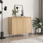 vidaXL Dressoirs 2 st 40x35x70 cm bewerkt hout sonoma, Minder dan 50 cm, Verzenden, Nieuw, 25 tot 50 cm