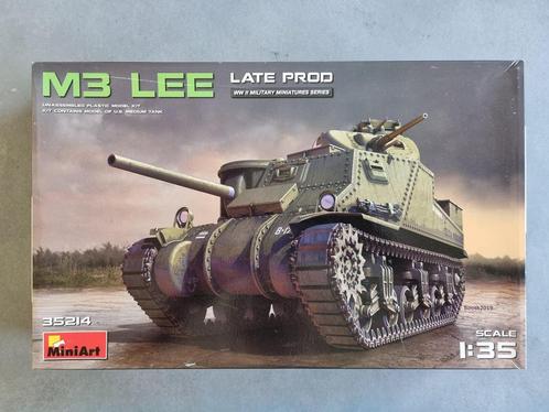 MiniArt 35214 M3 Lee 1:35, Hobby en Vrije tijd, Modelbouw | Auto's en Voertuigen, Verzenden