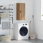 vidaXL Wandkast Artisan Eiken 34,5 x 34 x 90 cm Bewerkt hout, Minder dan 50 cm, Verzenden, Nieuw, Minder dan 100 cm