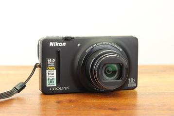 Nikon Coolpix S9200 Digitale camera beschikbaar voor biedingen