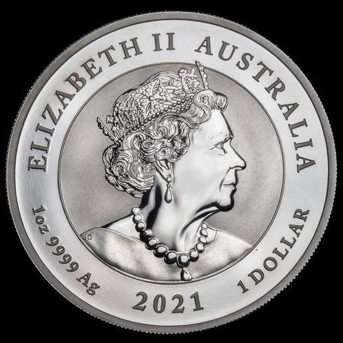 Australië. 1 Dollar 2021 Quokka, 1 Oz (.999) (Zonder, Postzegels en Munten, Munten | Europa | Niet-Euromunten