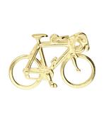 Gouden Racefiets groot ketting hanger, Sieraden, Tassen en Uiterlijk, Verzenden, Nieuw