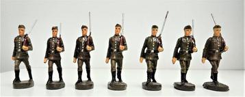 Elastolin - Speelgoed 7x soldats infanterie de la Wehrmacht beschikbaar voor biedingen