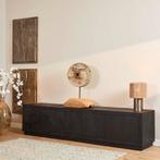 Tv meubel Brussel Black | 200 cm, Ophalen of Verzenden, Nieuw