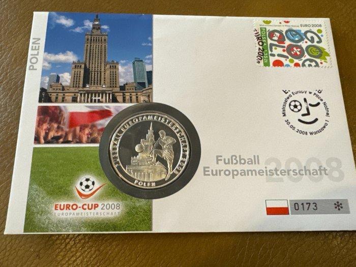 Zwitserland, Oostenrijk. Silver medal Fussball EM 2008 Polen, Postzegels en Munten, Munten | Europa | Niet-Euromunten