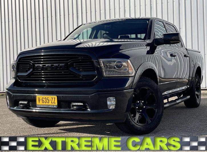 Dodge Ram 1500 pick up Laramie Night Crew Cab 4x4 lpg, Auto's, Bestelauto's, Lease, Overige kleuren, Automaat, Overige kleuren