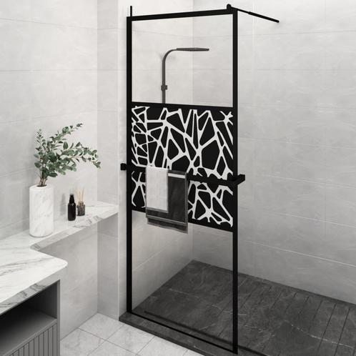 vidaXL Inloopdouchewand met schap 80x195 cm ESG-Glas, Doe-het-zelf en Verbouw, Sanitair, Nieuw, Verzenden
