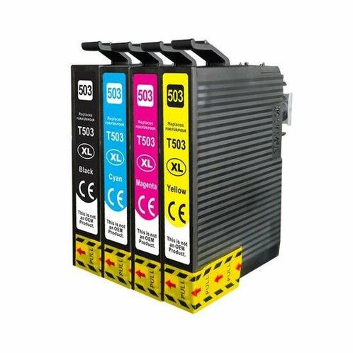 Epson Expression Home XP-5200 cartridges 503 XL Set 4 stu..., Computers en Software, Printerbenodigdheden, Nieuw, Verzenden