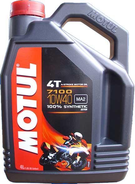 MOTUL 10W40 7100 4T 4 Liter, Auto diversen, Onderhoudsmiddelen, Ophalen of Verzenden